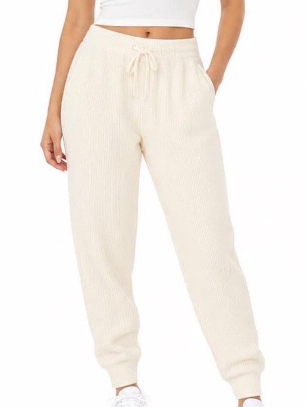 DSG Joggers Women’s Small So Soft High Rise Cream NWT 'Ottoman'